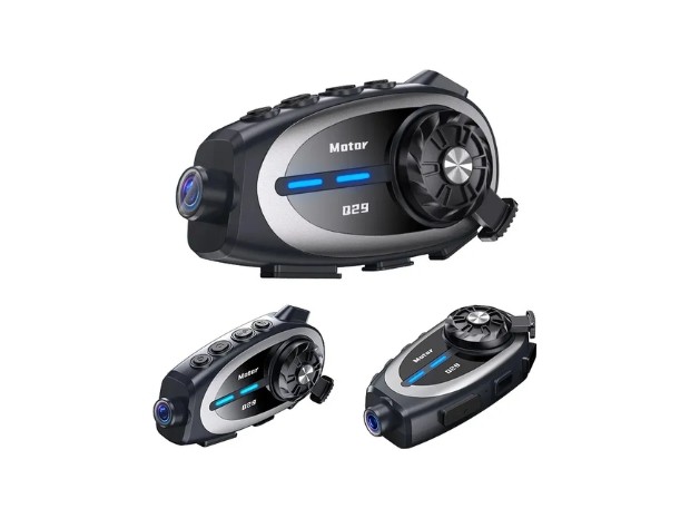 &uu INTERCOMUNICADOR MOTO CASCO + CAMARA MT-Q29